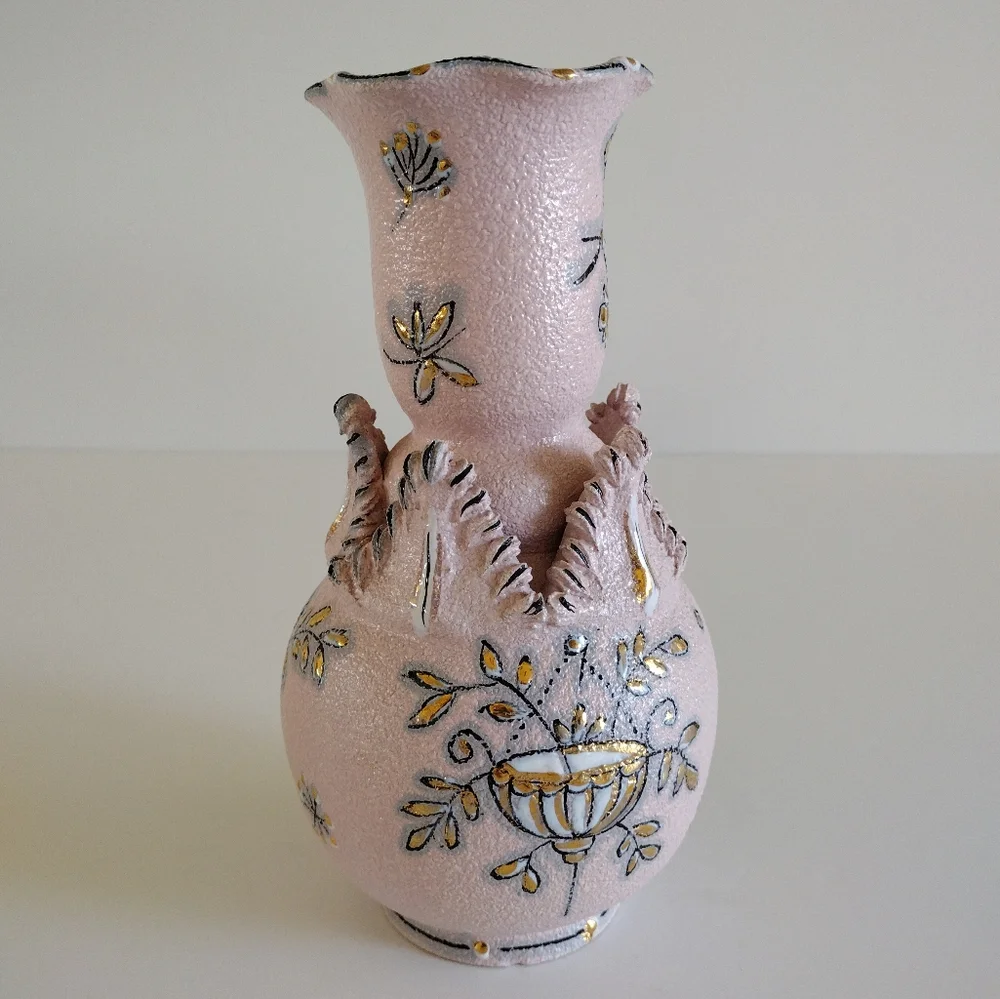 MCM Ardalt Boboli Italian Pottery Pink Vase